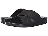 FitFlop Women's Aix Slide Perf Black Sandal 7 M (B)