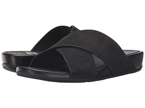 FitFlop Women's Aix Slide Perf Black Sandal 7 M (B)