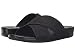 FitFlop Womens Aix Perf Nubuck Slide Sandals, Black, Size - 7