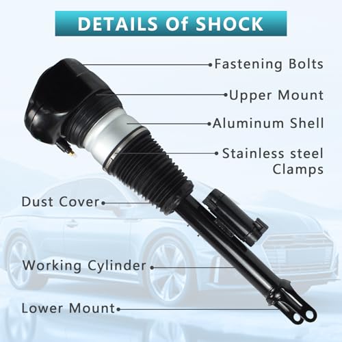 Saitourne Front Left Air Suspension Strut Shock Absorber Replacement for BMW 7 Series G11 G12 740i 745e 750Li 750i RWD 2WD 2016 2017 2018 2019 2020 2021 2022 37106877553 by Saitourne - Image 4