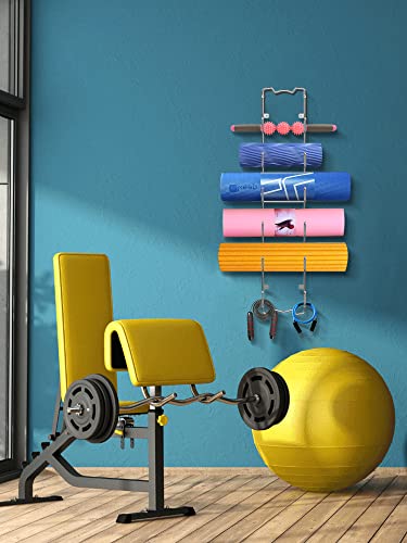 Elbourn Towel Rack Wall Mounted Metal Wine Rack Washcloths Bathrobe Storage Shelf Organizer Hand Towels Holder For Bathroom Cloakroom - Chrome #TOP5