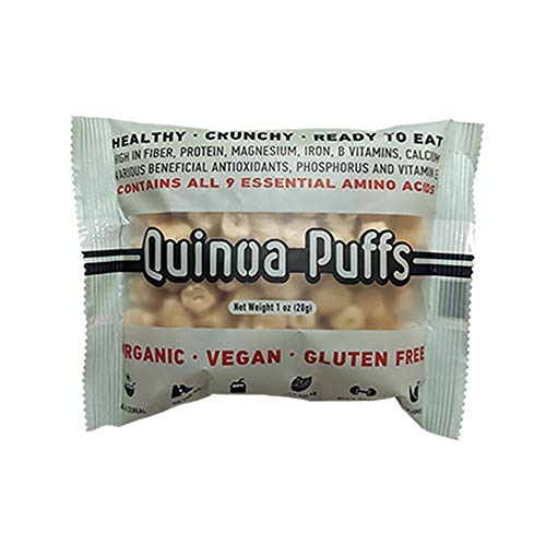 Keen-Wah Organic Quinoa Puffs Cereal 1oz bag (6 bags) immune support Vegan Gluten