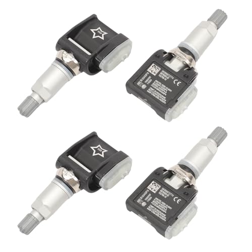 4 Stück Reifendrucksensor Reifendruckkontrollsystem TPMS Sensor RDKS 433 MHz für 5er 6er 7er 8er G30 G31 F90 M8 F91 F92 F93 X3 X4 X5 36106872774 36106887147