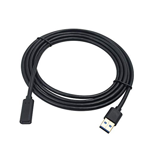 USB C to USB 3.0 Adapter, Poyiccot USB 3.0 Male to USB C Female Cable Compatible with Laptops, Power Banks, Chargers, and More Devices with Standard USB A Ports-1.8m/6FT