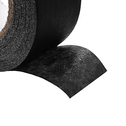 Image of uxcell 6Pcs 25mm 1 inch Wide 20m 21 Yards Masking Tape Painters Tape Rolls Black