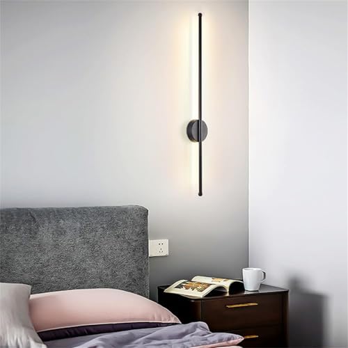 Aplique de pared LED sin cables para interior con batería recargable USB regulable 5