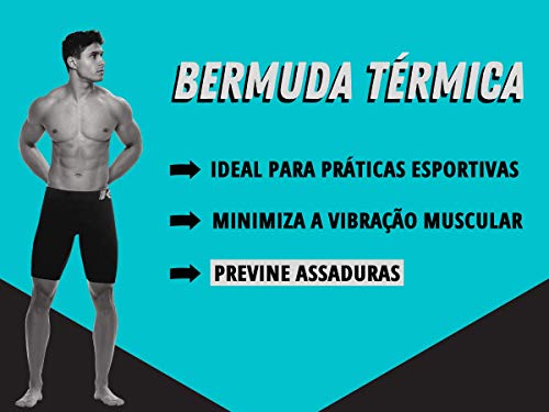 Bermuda Térmica Keeper Previne Assadura Short Masculino Cor:Cinza;Tamanho:P