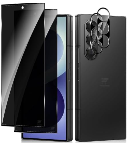 Image of WonRia 2+2 Pack - Privacy Tempered Guard Compatible with Samsung Galaxy Z Fold 8 Ultra 5G with 3D Camera Glass Protector Screen Guard Protector | Anti-Spy - Installation Kit