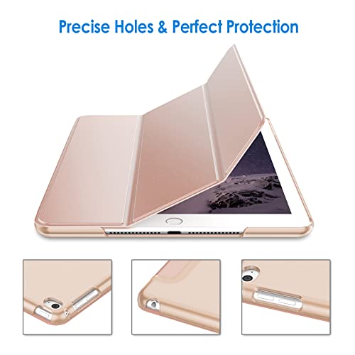 Image of JETech Case for iPad Air 2 (2nd Generation), Smart Cover Auto Wake /Sleep (Gold)
