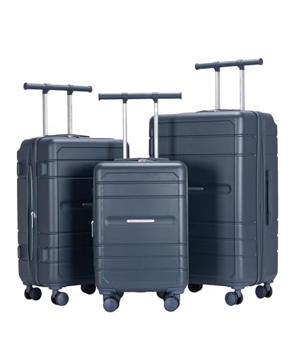 French Connection Le Voyage Luggage, Navy, 3 Piece Set