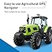Tractor Guidance System with Precision AG Software, Android10 Tablet, 4-inch High Accuracy by PPP, 1-inch by CORS, A-B line Guidance Compatible with Any Tractor CAT. John-Deere...JY100 New