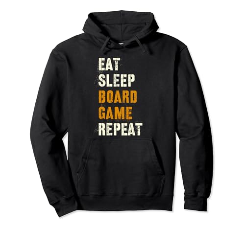 Divertido EAT SLEEP JUEGO DE MESA REPETIR Club Gamer Night Team Sudadera con Capucha
