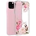 Vinve for iPhone 11 Pro Case, 5.8 inch 2019, Anti-Scratch Shockproof Cover Hard Back Panel + TPU Bumper Slim Phone case (Peony)