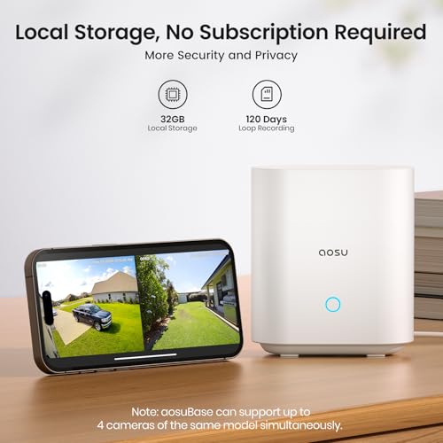 aosu-Security-Cameras-Wireless-Outdoor-Home-System-True-2K-HD-Night-Vision-No-Subscription-Required-Long-Battery-Life-166-Wide-View-Spotlight-Siren-Alarm-Motion-Alert-Support-24-5GHz-WiFi