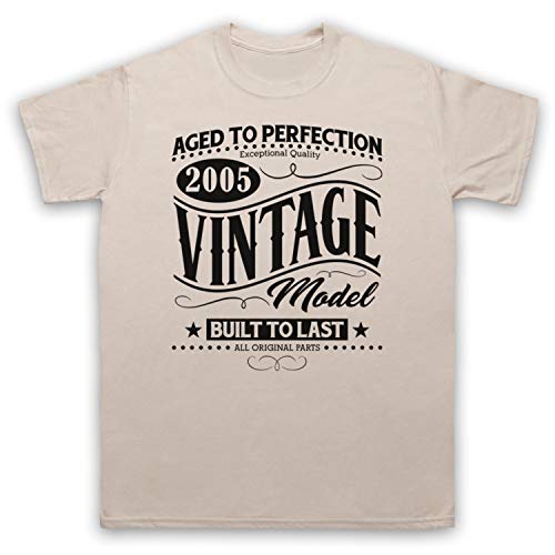 2005 Vintage Model T-Shirt Homme Idée Cadeau Anniversaire Unique