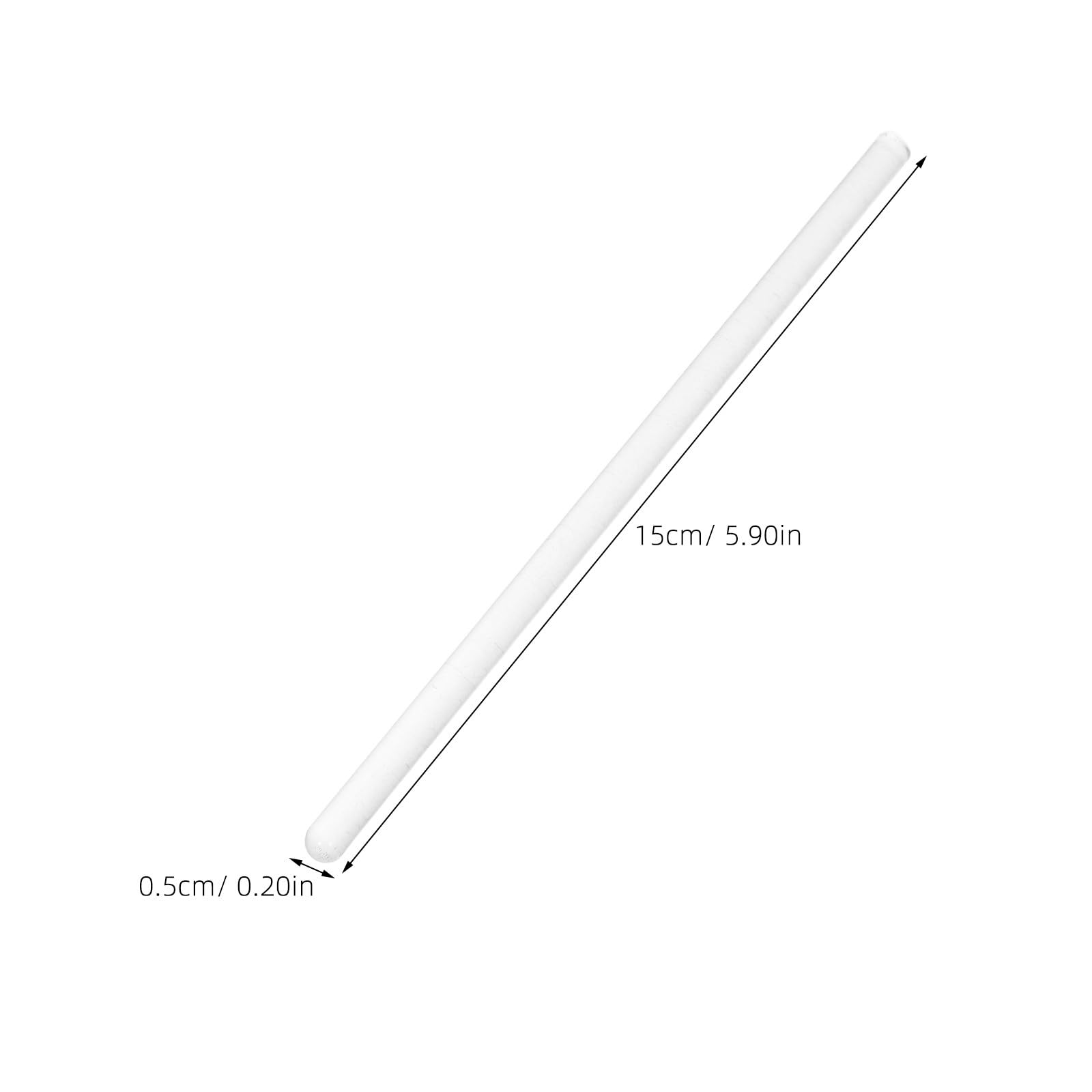 INOOMP Set 20 Pezzi Bastoncini di Agitazione da Laboratorio in Vetro Borosilicato 15 CM Trasparente, Strumenti di Agitazione per Forniture di Laboratorio Scientifico Riutilizzabile