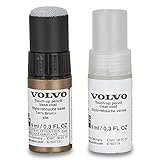 1 x 9ml Original Volvo Basislack im Farbton Terra Bronze Pearl (Farbcode 494) – Den Farbcode Ihres Volvos finden Sie auf dem Produktschild, welches sich meist im Motorraum, oder an der Türsäule befindet