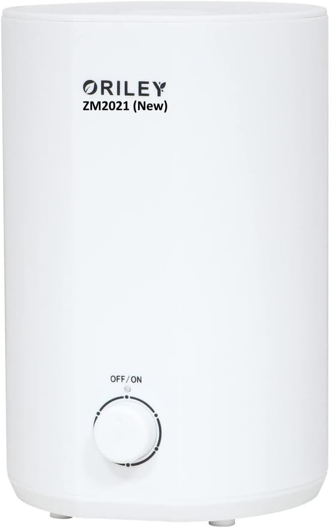 ORILEY ZM2021 (New) 3 Litre Ultrasonic Humidifier For Room Moisture Aroma Diffuser with Cool Mist Home Air Purifier for Dryness, Cold and Cough Large Capacity, For Babies, Bedroom
