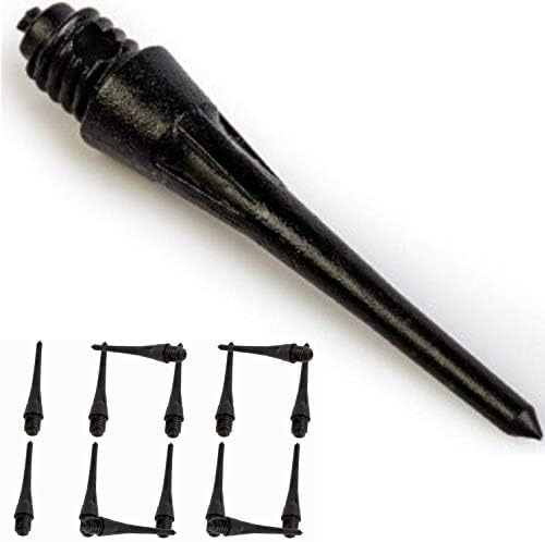 IgnatGames Soft Dart Tips Set - 100 Pack Plastic Darts Tips with 2BA Thread and Custom Locking Holes for a Snug Fit