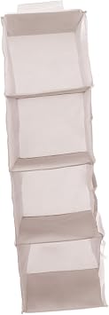 Happyyami 1pc Multifunctional Folding Storage Bag for Closet Organizer for Bras and Underwear Water- Space-saving Household Pouch Grey