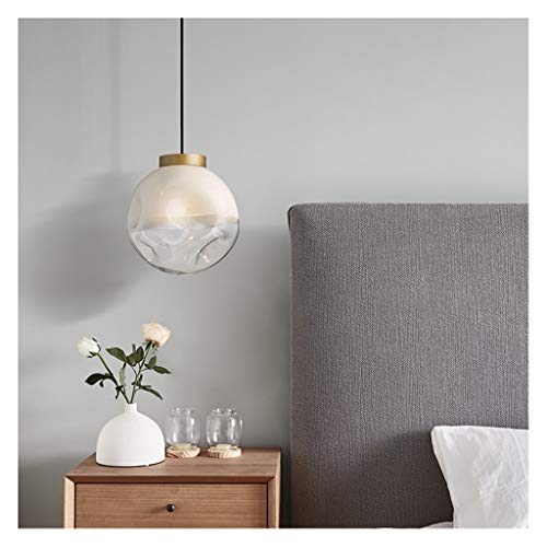 Nordic einziger Kopf Kronleuchter, Schlafzimmer Lampe, Lampe, modern minimalistisch Nachttischlampe, minimalistische Stil kreative Persönlichkeit Restaurant Bar Tischlampe (Size : 20 * 20cm) Cover