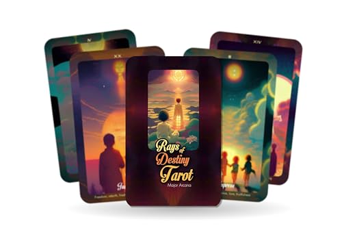 Tarot Cards - Rays of Destiny Tarot - Major Arcana - Divination Tools - Tarot Gift - Mystic Tarot - Tarot