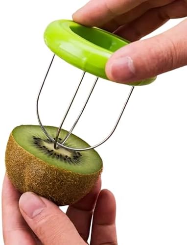 CHEFZOCO Pelador Kiwi, Cortador Kiwi, Utensilio para kiwi, Herram...