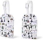 TGBJE Mary Musical Baggage Tag Mary Penguin Inspired Gift Movie Characters Luggage Tag Musical Lover Gift (C Penguin Tag)