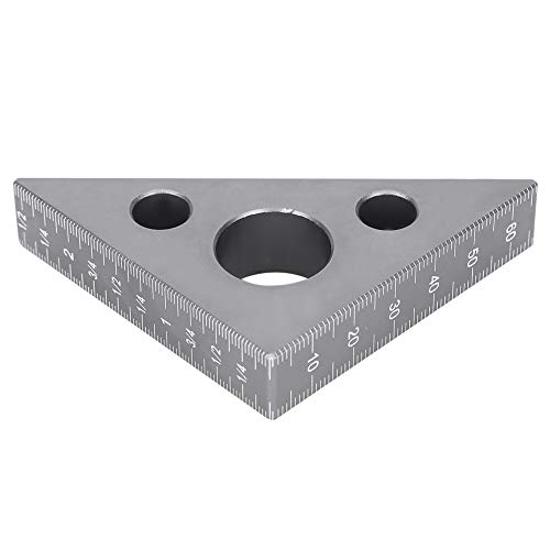 Regla triangular aluminio 45/90 grados miniatura 1
