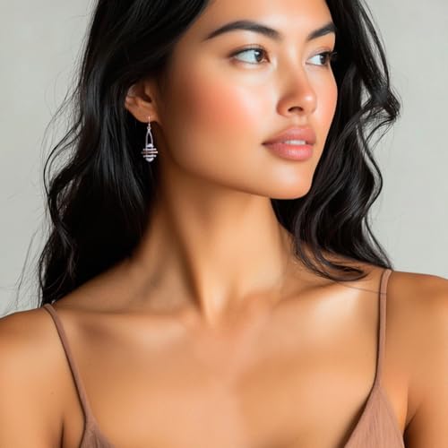 NOVICA Artisan Handmade Gold Accent Earrings Dangle Sterling Silver Indonesia Modern [1.5 in L x 0.6 in W] ' Golden Horizon'2