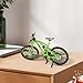 Risopen 1:8 Scale Die-Cast Alloy Mini Mountain Bike Bicycle Model Toy Finger BMX Toy Desktop Decoration Crafts for Cycling Lovers(Green)