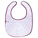 Littleforbig Cotton Waterproof with Adjustable Hook-and-Loop Fastener Closure Printed 2 Packs - Gamer and Princess Hearts Adult Bibs