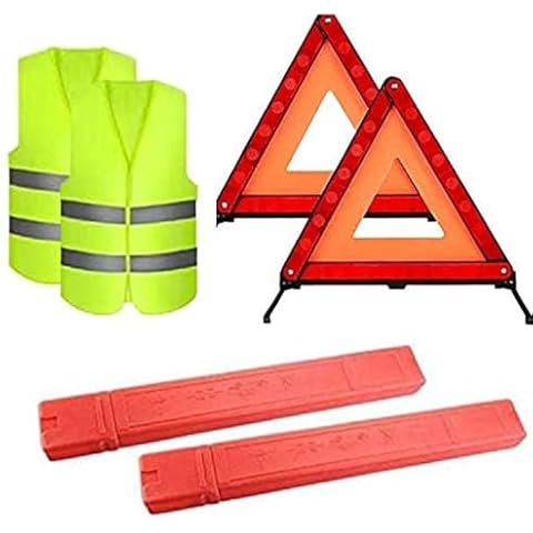 Amrocky Reflective Emergency Warning Triangle Kit Cover
