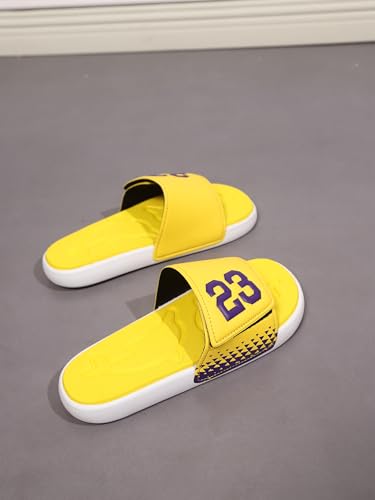 Image of DREAM LAKE Men's Sport Slide Sandals, Flexible Midsole, Casual Beach Slides
