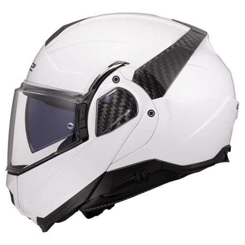Image of LS2 Helmets Advant II Modular Motorcycle Helmet W /SunShield (Gloss Jeans Gray - X-Small)