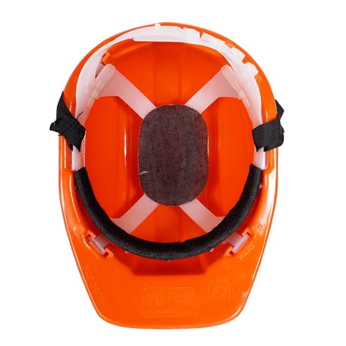 Image of Aktion AK H01 WHT Safety Helmets Nape Type, Color: Orange, Pack of 10, IS 2925:1984