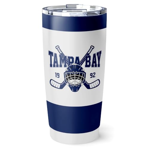 Image of ANTKING Tampa Bay Tumbler 20oz Custom Name Number Travel Mug Gifts | Stainless Steel Insulated Coffee Cup for Men Women