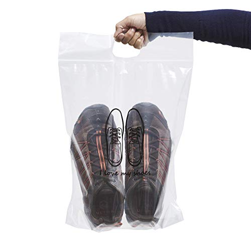 Zipper Heavy Duty Clear Plastic Poly Bags (12 pcs)