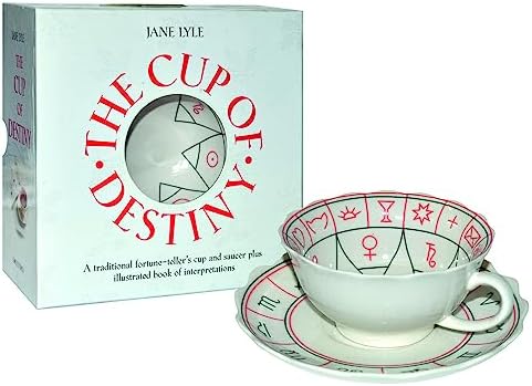 The Cup Of Destiny: A Traditional Fortune-Teller's Cup and Saucer plus Illustrated Book of Interpretations