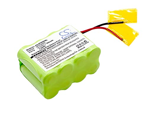 Aijos 9.6V Battery Replacement for DT Systems DT 300 Receiver, DT 300 Transmitter, DT 700 Receiver, DT 700 Transmitter