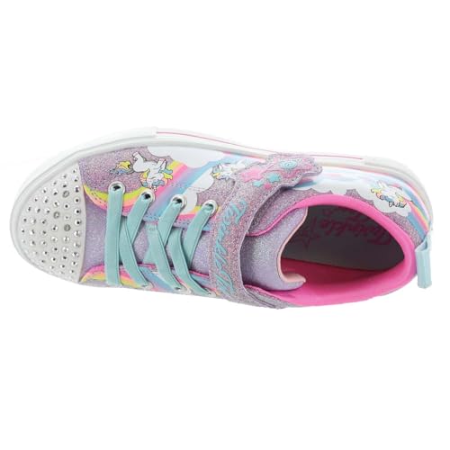 Skechers Girl's Toes Twinkle Sparks-Stormy Bright Sneaker3