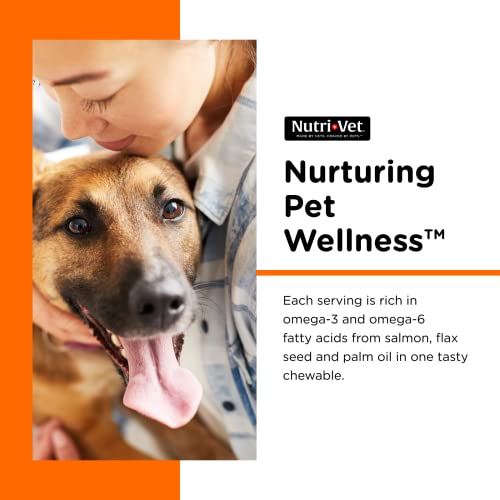 Nutri-Vet Shed Defense Soft Chews for Dogs - Supports Normal Shedding and Healthy Coat - 60 Soft Chews , 5.3 Ounce - Thumbnail 4