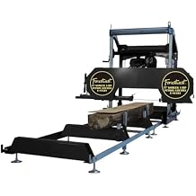 FORESTWEST 11126, 32-Inche Wood Sawmill, 14HP Gasoline Engine with E-Start