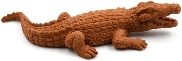 Crocodile Shaped Erasers for Kids, Animal Erasers, 3D Eraser, Mini Eraser Toys, Desk Pets, Classroom Prizes, Party Favours