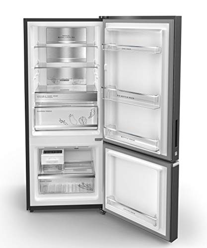 Image of Whirlpool 325 L 2 Star Inverter Frost-Free Double Door Refrigerator (IFPRO BM INV 340 ELT+ STEEL ONYX (2S)-N, Black)