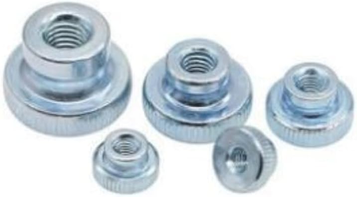 2-10pcs Din466b Gb806 M3 M4 M5 M6 M8 M10galvanized Knurled Thumb Nut Iinstrument Hand Tighten Nut 3d Printers Parts Curtain Wall (Size: M8-5pcs)