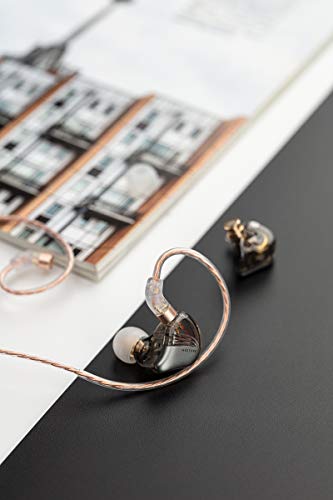 Simgot Mt3 Hi-Res In Ear Monitor Headphones With Detachable Cable, Dynamic Driver Crystal Sound Stereo Iem Earphone For Musicians Singer, Hifi Wired Earbuds For Smartphones And Audio Players (Black) #TOP2