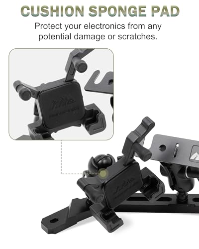 Ficha técnica NIXFACE Soporte GPS para dispositivo eléctrico Pro R plataforma integrada 3 en 1 soporte para teléfono Go Pro soporte de radio de mano soporte de radio cabezal de bola de 360 grados - Fernando Cortés
