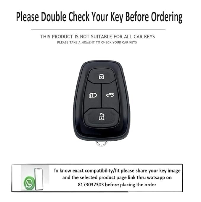 Image of JVCV Rugged Armor Metal Key Cover Compatible with Tata Nexon Harrier Tiago EV Altroz Tigor Safari Nexon EV Punch Punch EV | Shockproof Scratch-Resistant 360 Protection | Premium Car Key Case