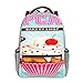 SGSKJ Schulrucksack Mädchen Jungen Kinder, Schultasche Schulrucksäcke Rucksäcke Schultaschen Backpack Kuchen Cupcake Süßigkeit
